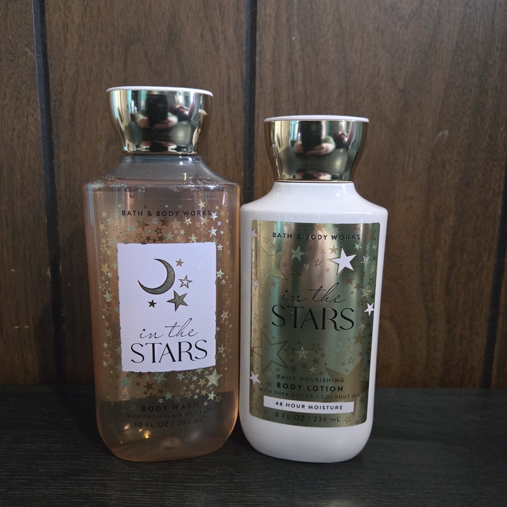 Bath & Body Works In The Stars Body Wash & Lotion Dup